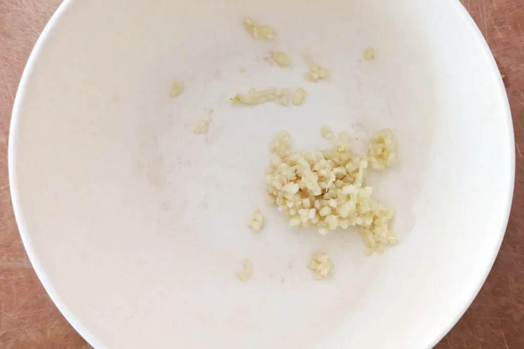 Garlic in a bowl.