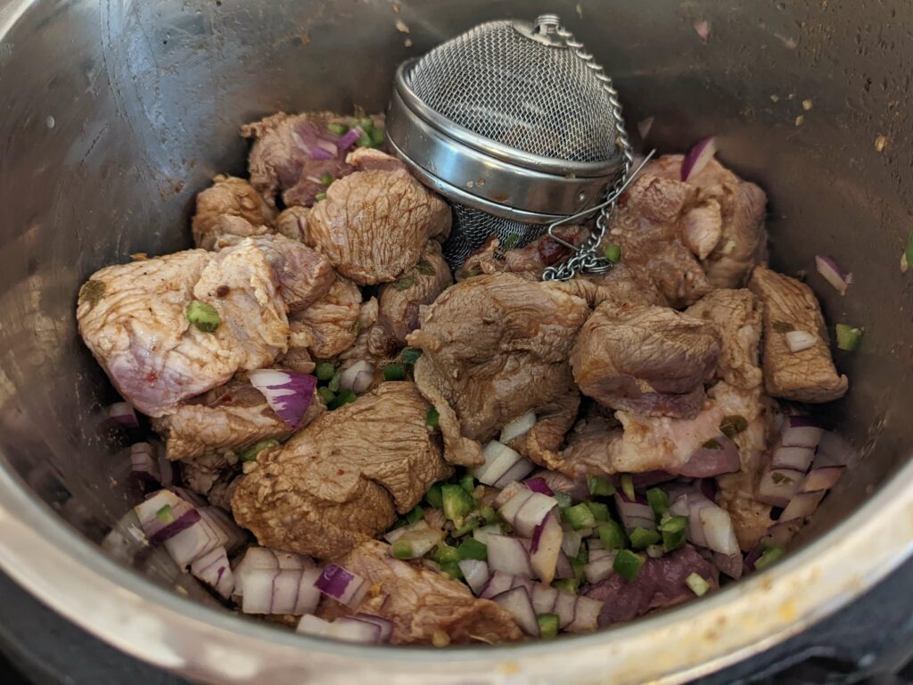 Add the remaining ingredients to the Instant Pot.