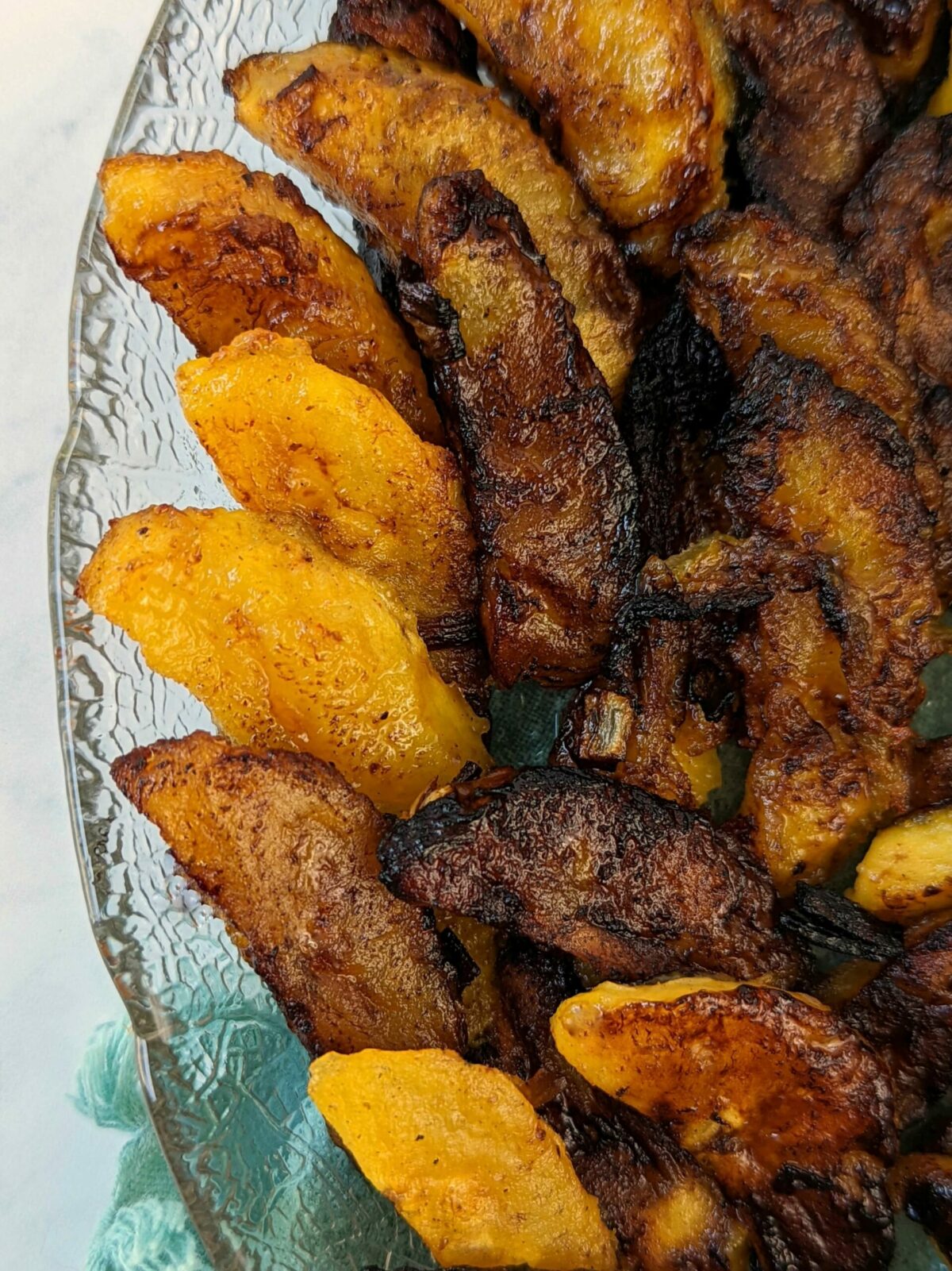 A bowl of fried plantain slices.