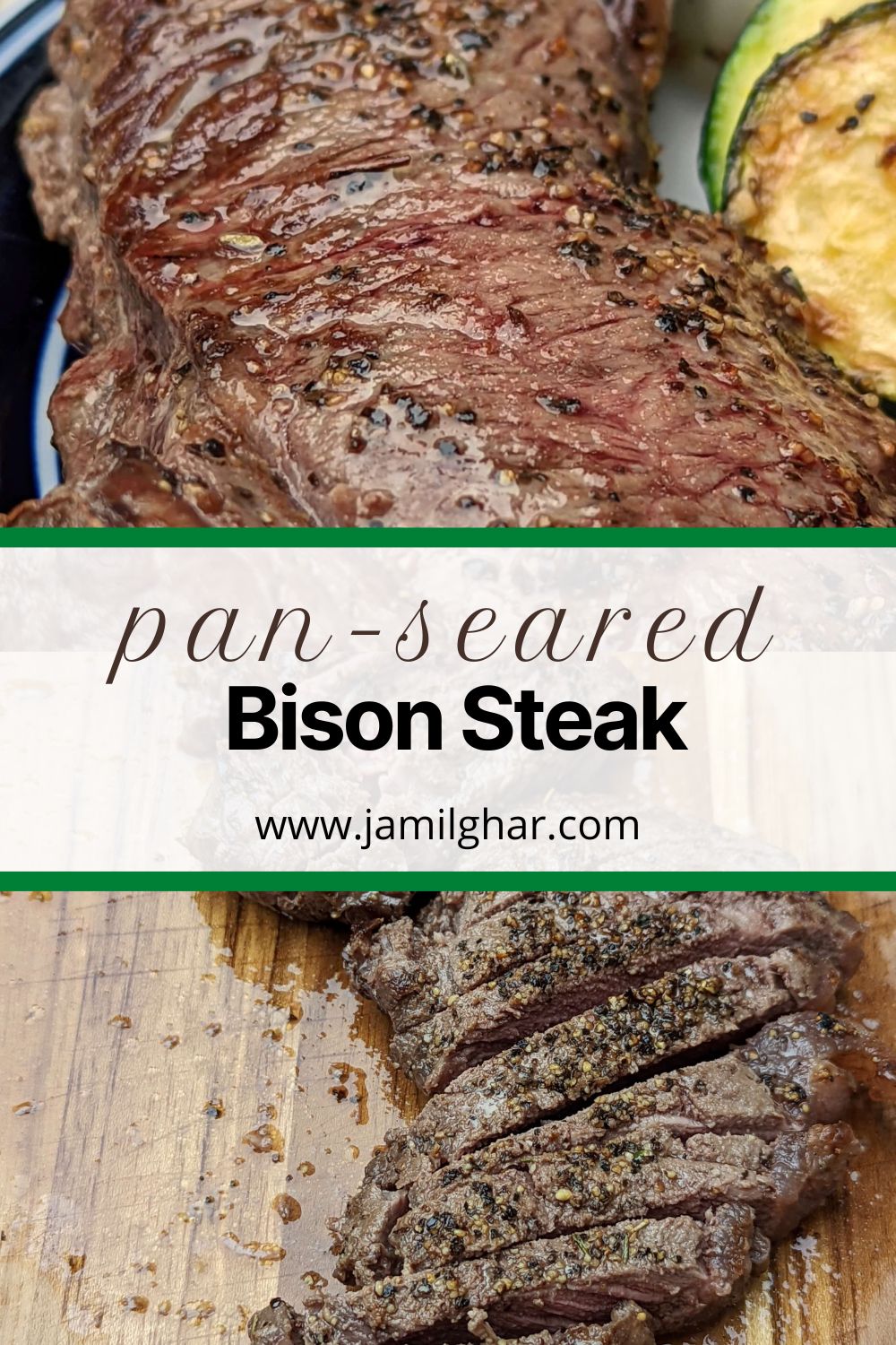 Best Pan-Seared Bison Steak Recipe