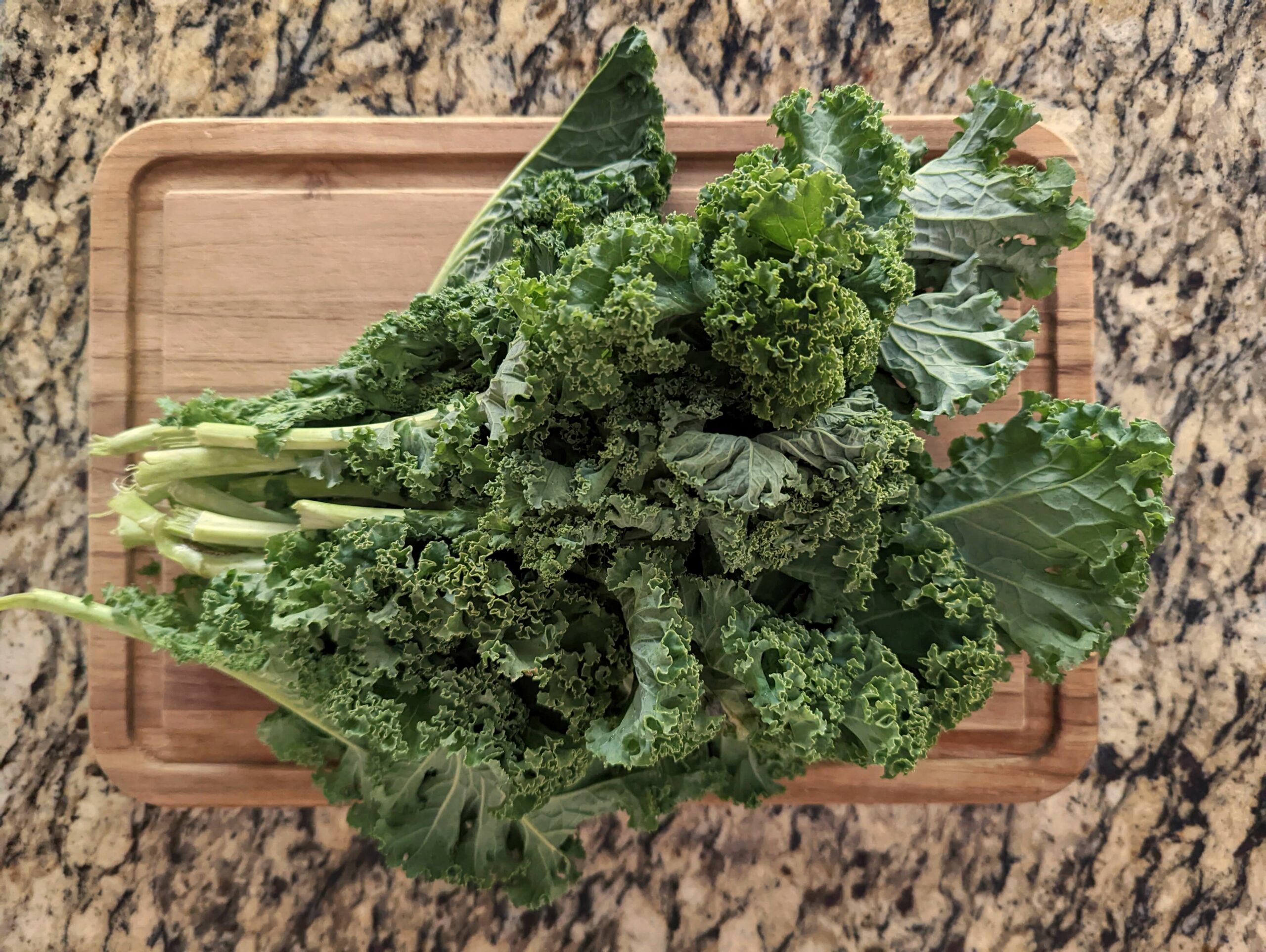 Wash the kale.