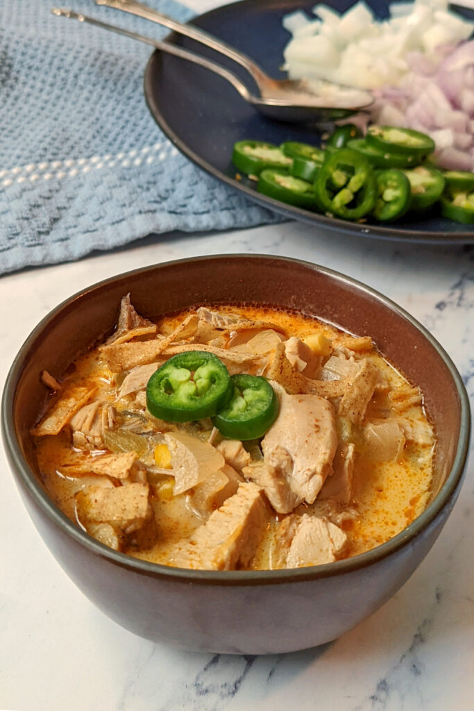 Thanksgiving Leftover Turkey White Chili