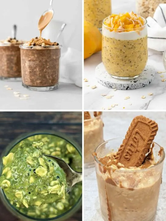 A cover image for overnight oats recipes.