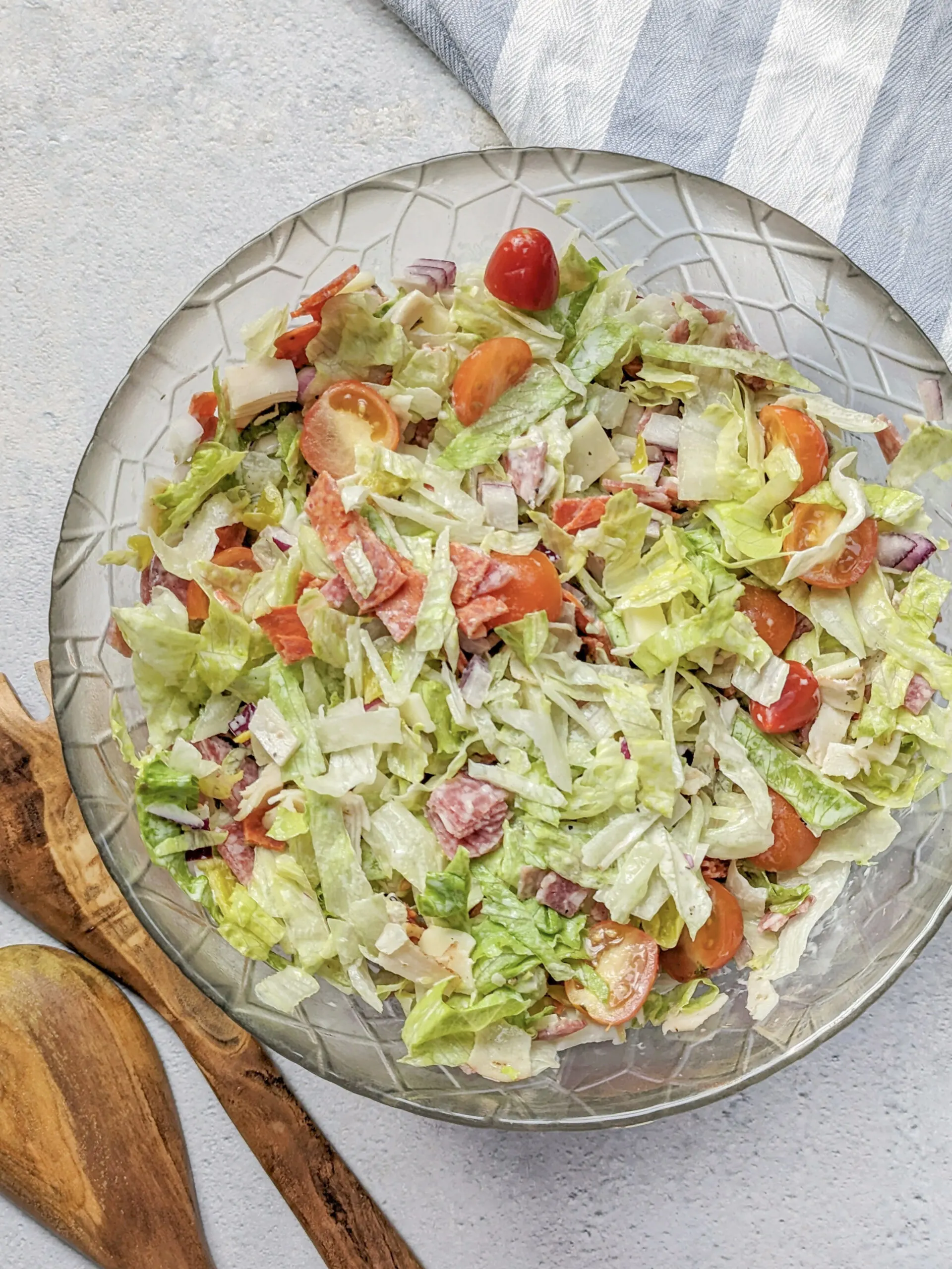 Grinder Salad (Viral Tiktok Recipe) - Cooking With Ayeh