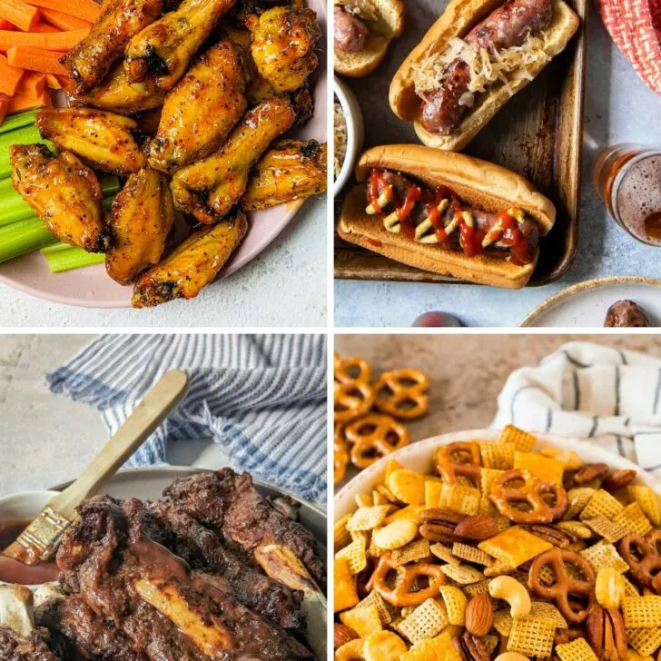 A pinterest pin for tailgating food idea.